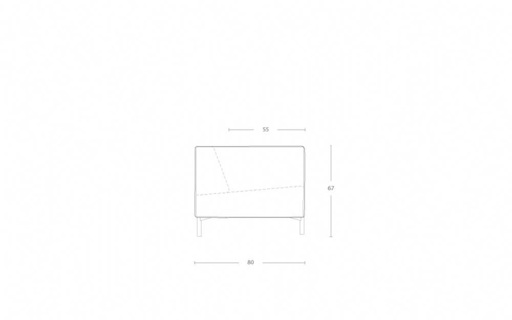 Dimensoes do produto poltrona slim